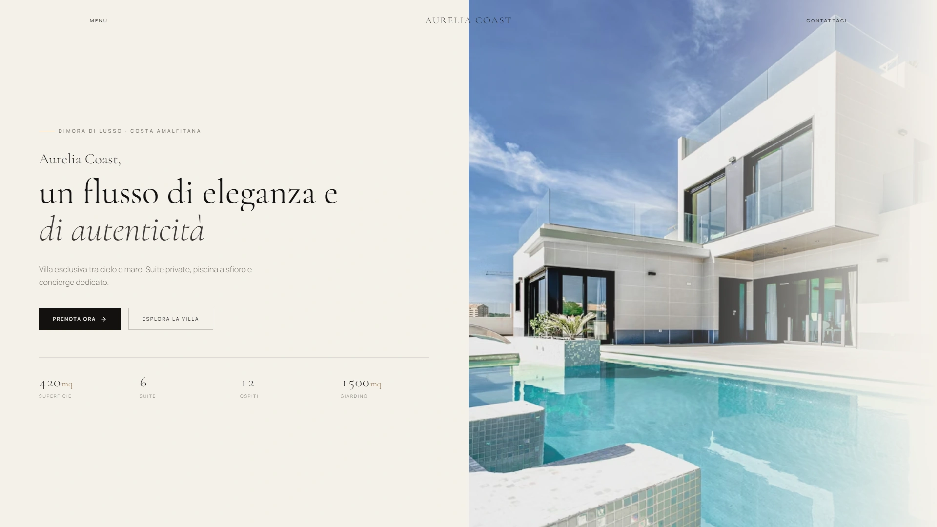 Sito Rental, dimora di lusso sul mare